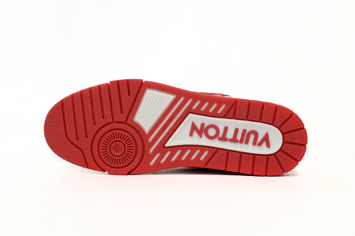 Louis Vuitton Trainer #54 Signature Red White 1AANFH - Stylish and Iconic Footwear Louis Vuitton Trainer #54 Signature Red White 1AANFH - Stylish and Iconic Footwear