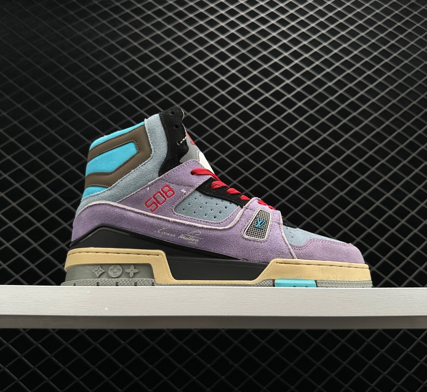 Louis Vuitton Purple Trainer Sneaker Boot 1A7R0R | Stylish Designer Footwear Louis Vuitton Purple Trainer Sneaker Boot 1A7R0R | Stylish Designer Footwear