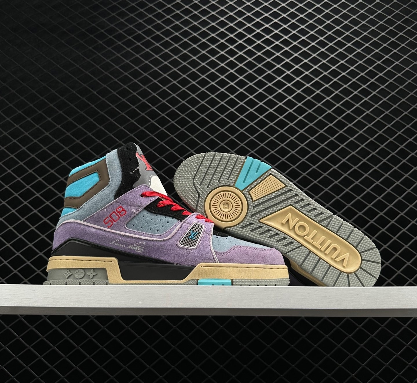 Louis Vuitton Purple Trainer Sneaker Boot 1A7R0R | Stylish Designer Footwear Louis Vuitton Purple Trainer Sneaker Boot 1A7R0R | Stylish Designer Footwear