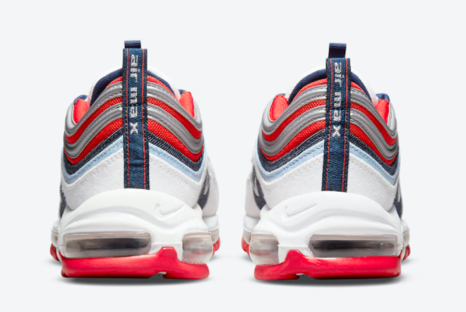 Nike Air Max 97 'USA Denim' DJ5171-600 - Iconic Design with American Flair Nike Air Max 97 'USA Denim' DJ5171-600 - Iconic Design with American Flair
