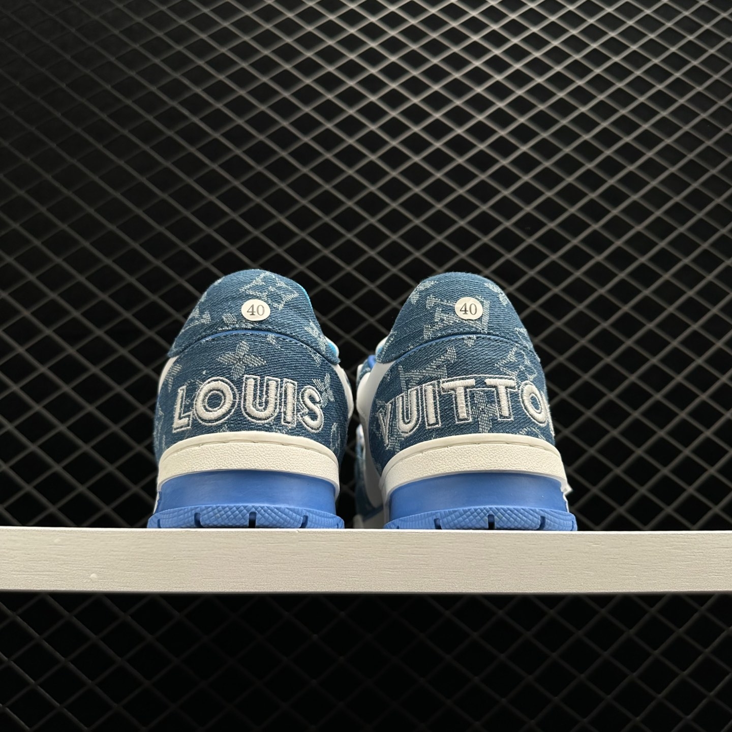 Louis Vuitton Trainer Low Light Blue Monogram Denim - Premium Stylish Footwear Louis Vuitton Trainer Low Light Blue Monogram Denim - Premium Stylish Footwear