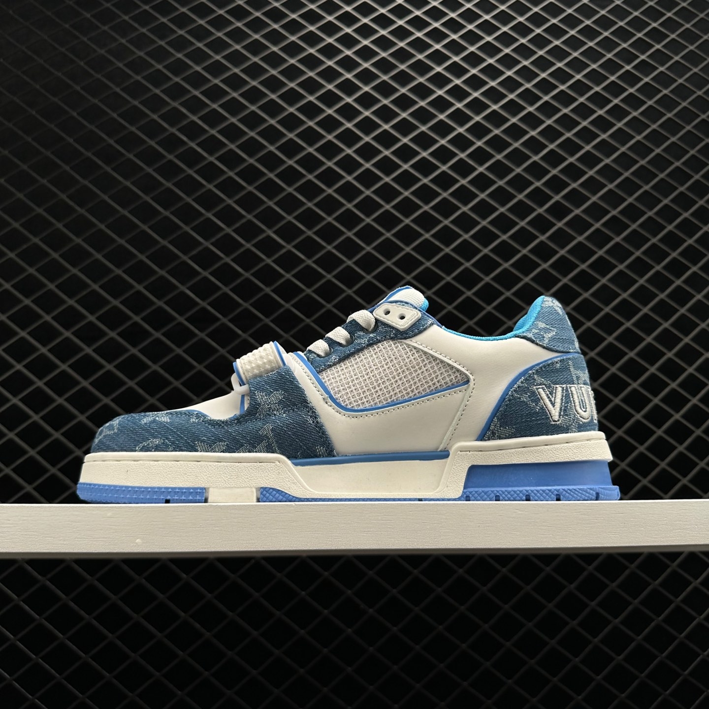 Louis Vuitton Trainer Low Light Blue Monogram Denim - Premium Stylish Footwear Louis Vuitton Trainer Low Light Blue Monogram Denim - Premium Stylish Footwear