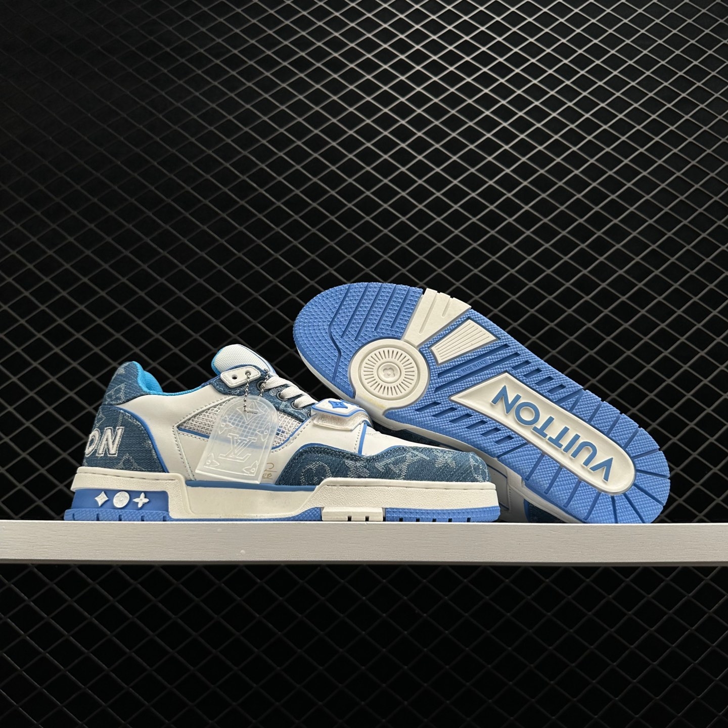 Louis Vuitton Trainer Low Light Blue Monogram Denim - Premium Stylish Footwear Louis Vuitton Trainer Low Light Blue Monogram Denim - Premium Stylish Footwear