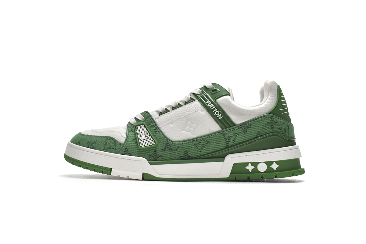 Louis Vuitton Trainer Green VL1201: Premium Designer Footwear Louis Vuitton Trainer Green VL1201: Premium Designer Footwear