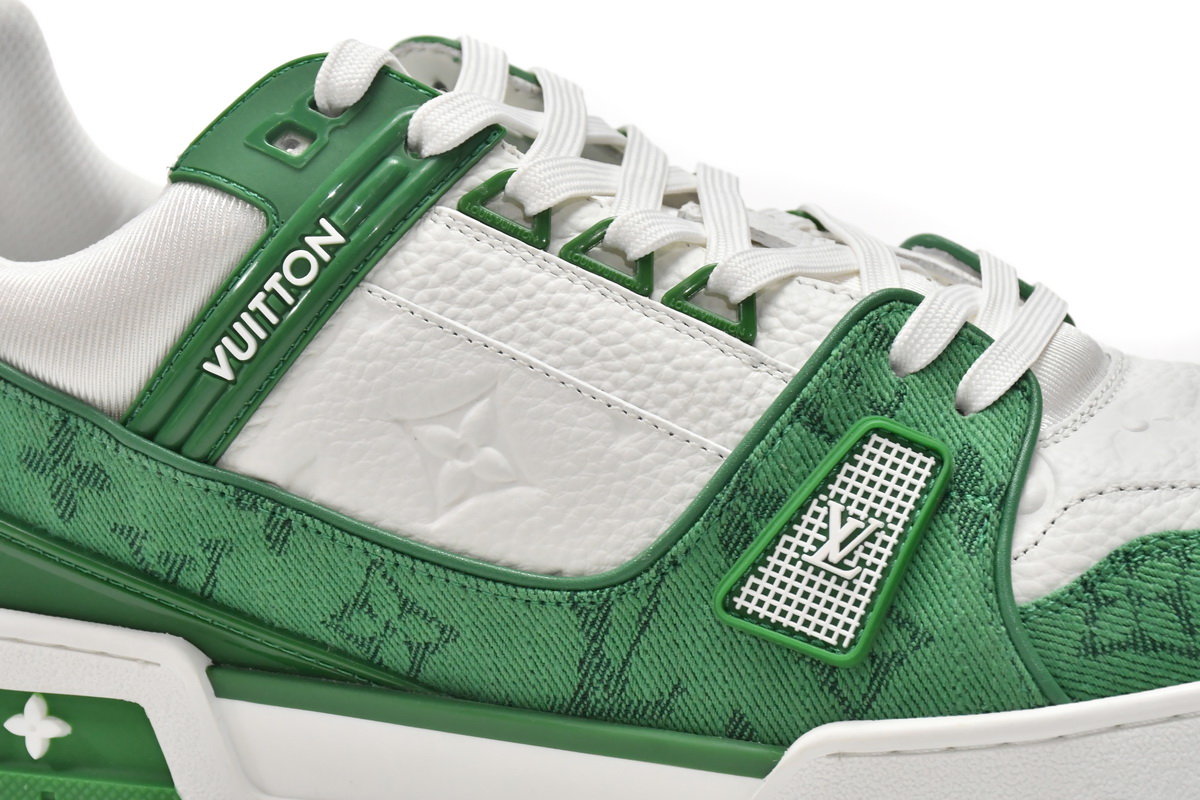 Louis Vuitton Trainer Green VL1201: Premium Designer Footwear Louis Vuitton Trainer Green VL1201: Premium Designer Footwear