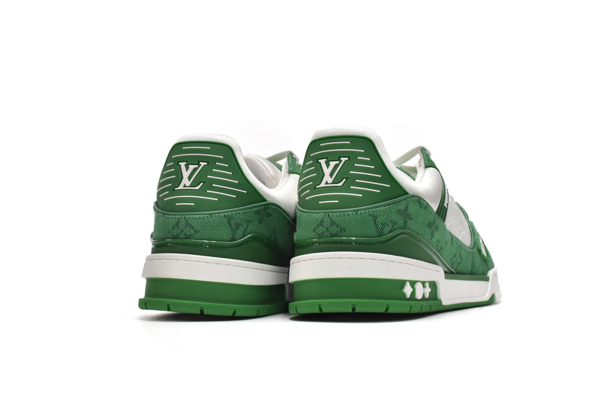 Louis Vuitton Trainer Green VL1201: Premium Designer Footwear Louis Vuitton Trainer Green VL1201: Premium Designer Footwear
