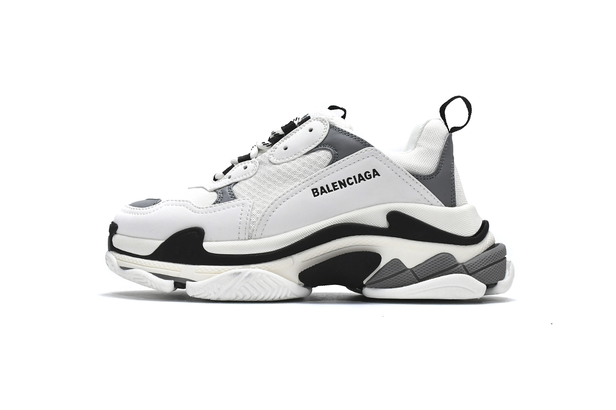 Balenciaga Triple S White Grey 536737 - Stylish and Versatile Footwear Balenciaga Triple S White Grey 536737 - Stylish and Versatile Footwear
