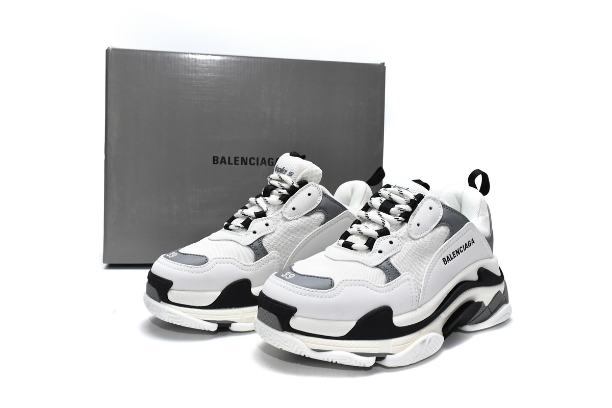 Balenciaga Triple S White Grey 536737 - Stylish and Versatile Footwear Balenciaga Triple S White Grey 536737 - Stylish and Versatile Footwear