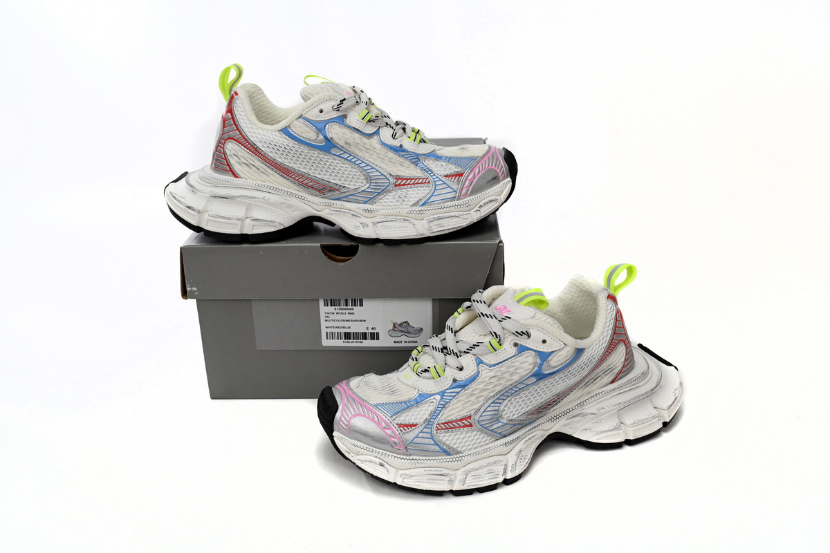 Balenciaga 3XL White Multicolor 734734 W3XL5 9645 - Premium Fashion Statement Balenciaga 3XL White Multicolor 734734 W3XL5 9645 - Premium Fashion Statement
