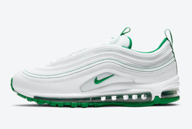 Nike Air Max 97 'Pine Green' DH0271-100: The Iconic Sneaker in a Fresh Green Colorway! Nike Air Max 97 'Pine Green' DH0271-100: The Iconic Sneaker in a Fresh Green Colorway!