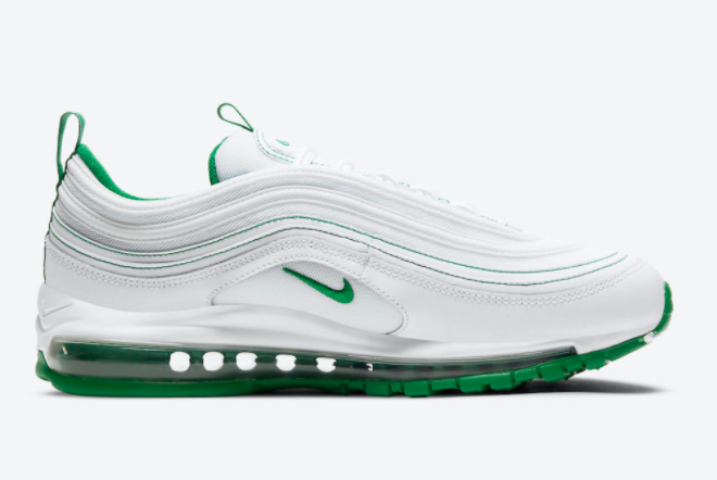 Nike Air Max 97 'Pine Green' DH0271-100: The Iconic Sneaker in a Fresh Green Colorway! Nike Air Max 97 'Pine Green' DH0271-100: The Iconic Sneaker in a Fresh Green Colorway!