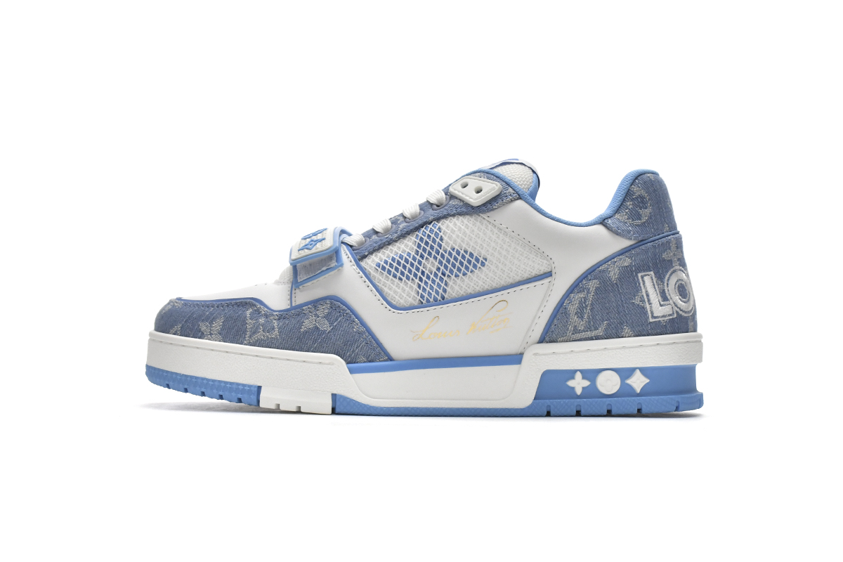 Louis Vuitton Trainer Blue GO0232: Sophisticated elegance meets sporty style Louis Vuitton Trainer Blue GO0232: Sophisticated elegance meets sporty style
