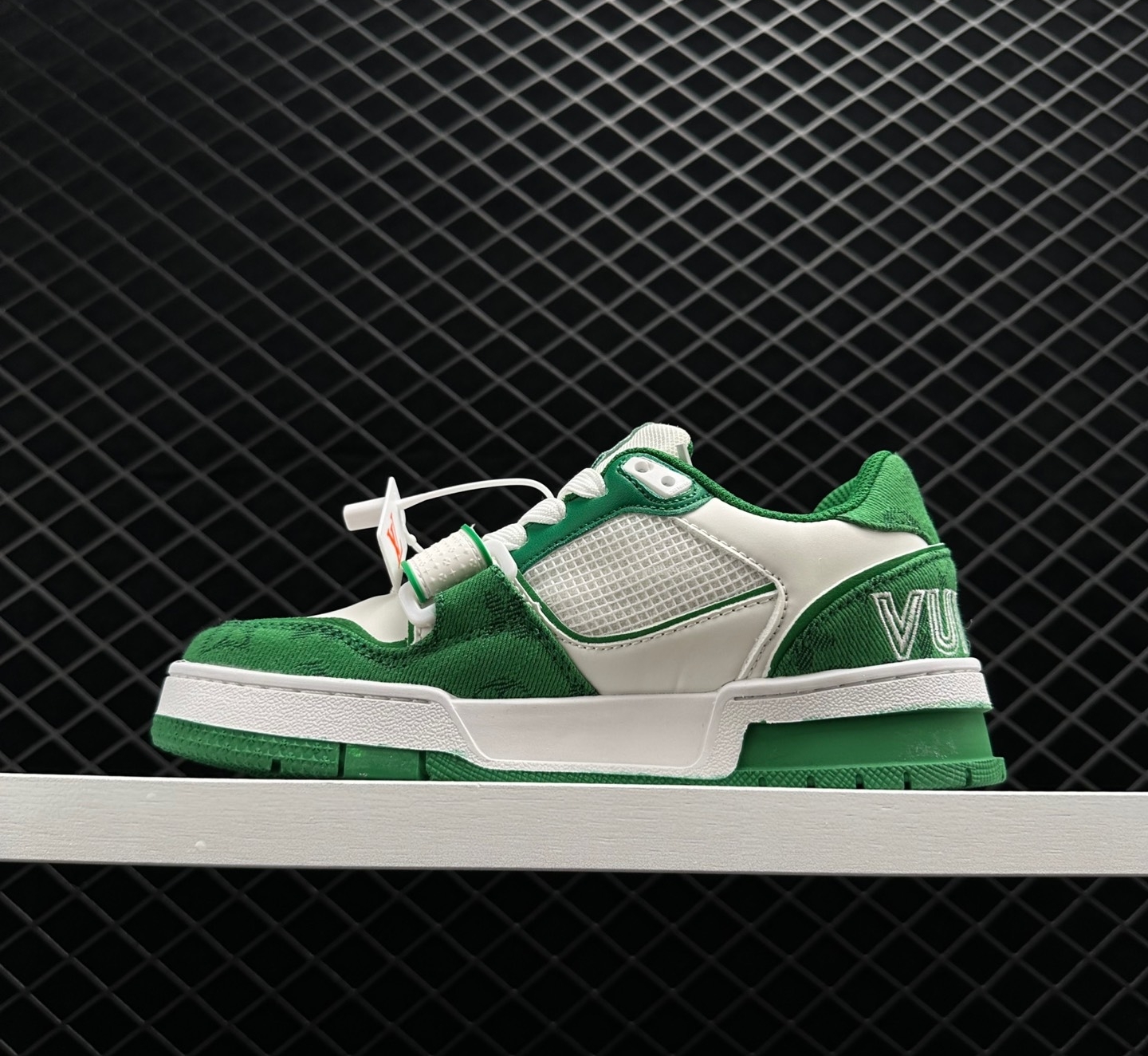 Louis Vuitton Green Mesh Trainers: High-Quality Athletic Footwear Louis Vuitton Green Mesh Trainers: High-Quality Athletic Footwear