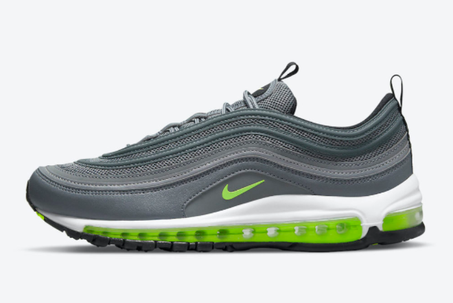 Nike Air Max 97 'Grey Neon' DJ6885-001 - Stylish and Versatile Footwear Nike Air Max 97 'Grey Neon' DJ6885-001 - Stylish and Versatile Footwear