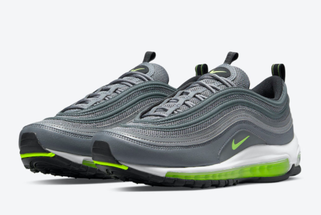 Nike Air Max 97 'Grey Neon' DJ6885-001 - Stylish and Versatile Footwear Nike Air Max 97 'Grey Neon' DJ6885-001 - Stylish and Versatile Footwear