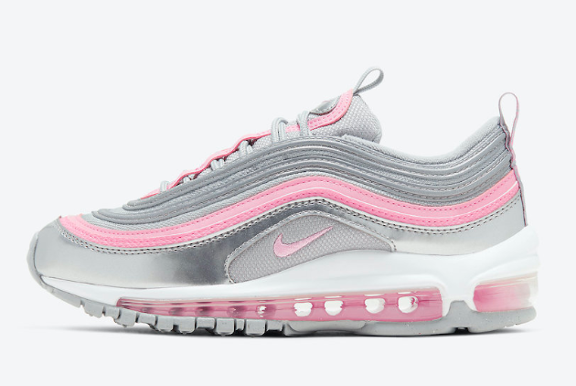 Nike Air Max 97 GS Metallic Silver/Pink 921522-021 - Shop the Latest Nike Air Max 97 GS Metallic Silver/Pink Online Nike Air Max 97 GS Metallic Silver/Pink 921522-021 - Shop the Latest Nike Air Max 97 GS Metallic Silver/Pink Online