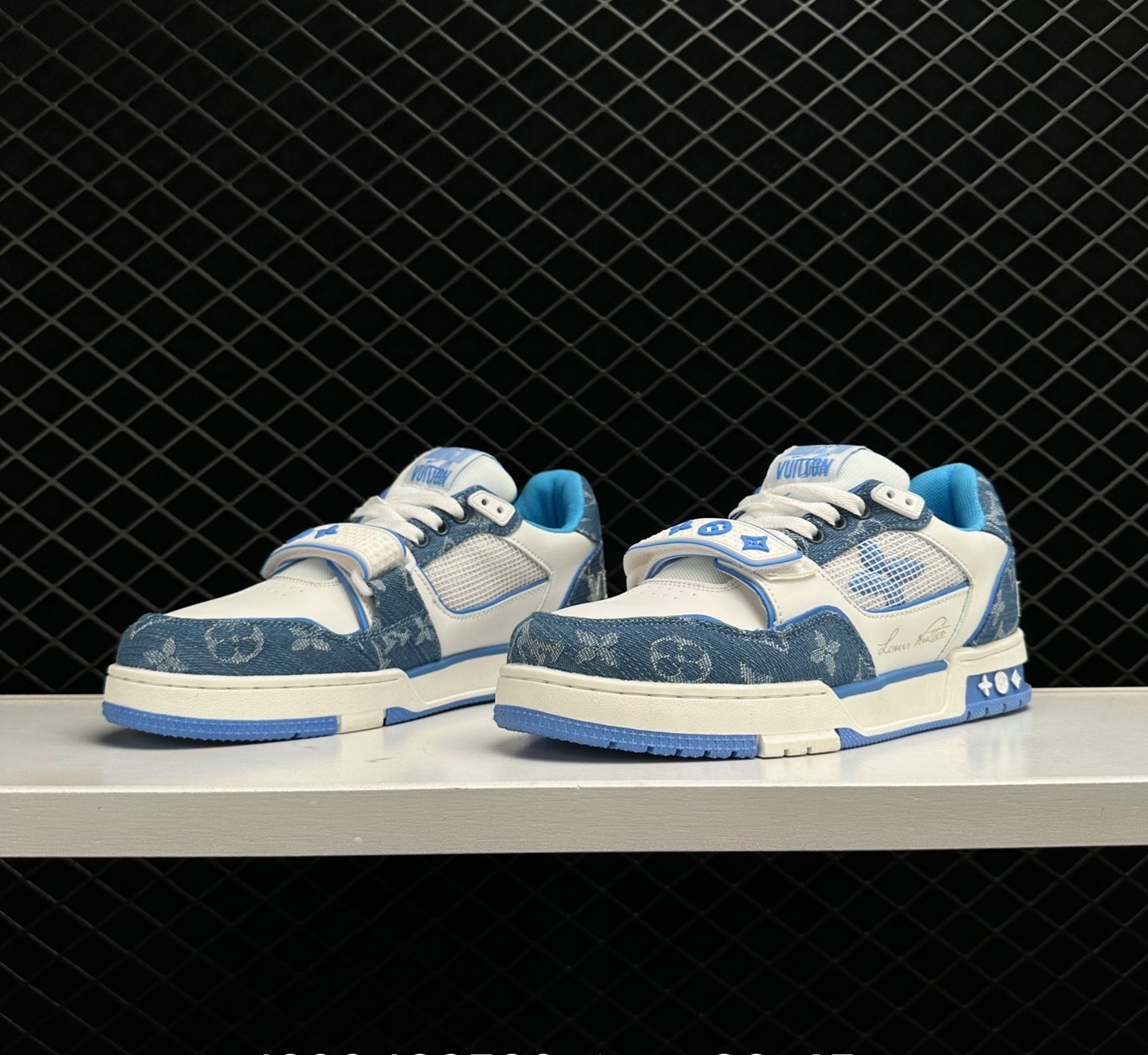 Louis Vuitton Monogram Denim Trainer | Premium Quality Trainer Louis Vuitton Monogram Denim Trainer | Premium Quality Trainer
