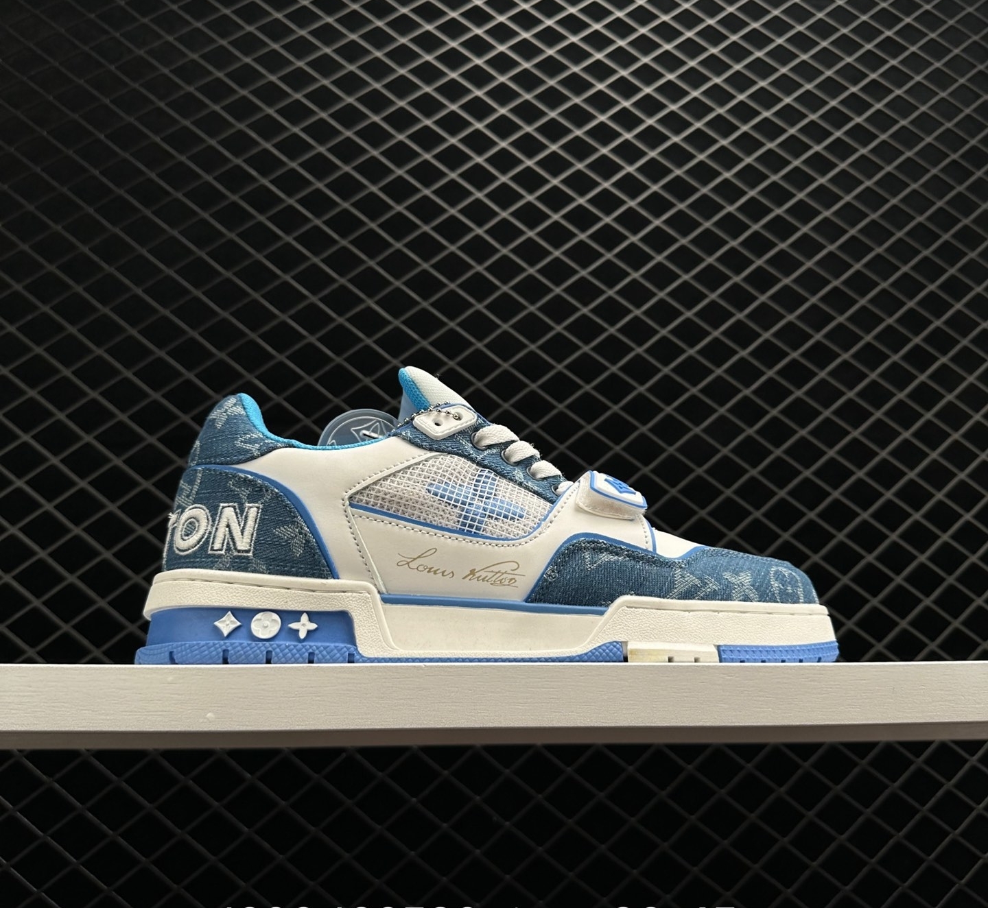 Louis Vuitton Monogram Denim Trainer | Premium Quality Trainer Louis Vuitton Monogram Denim Trainer | Premium Quality Trainer
