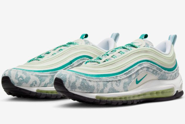 Nike Air Max 97 'Teal Camo' White/Teal DX3946-100 – Stylish and Comfortable Sneakers | Shop Now Nike Air Max 97 'Teal Camo' White/Teal DX3946-100 – Stylish and Comfortable Sneakers | Shop Now