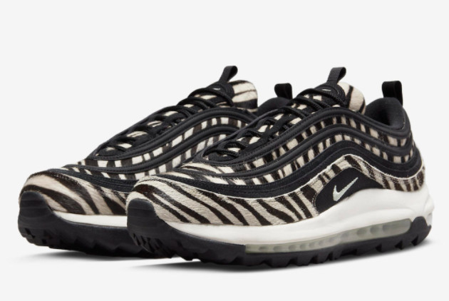Nike Air Max 97 Golf 'Zebra' Black/Tan DH1313-001 - Stylish and Versatile Golf Shoes Nike Air Max 97 Golf 'Zebra' Black/Tan DH1313-001 - Stylish and Versatile Golf Shoes