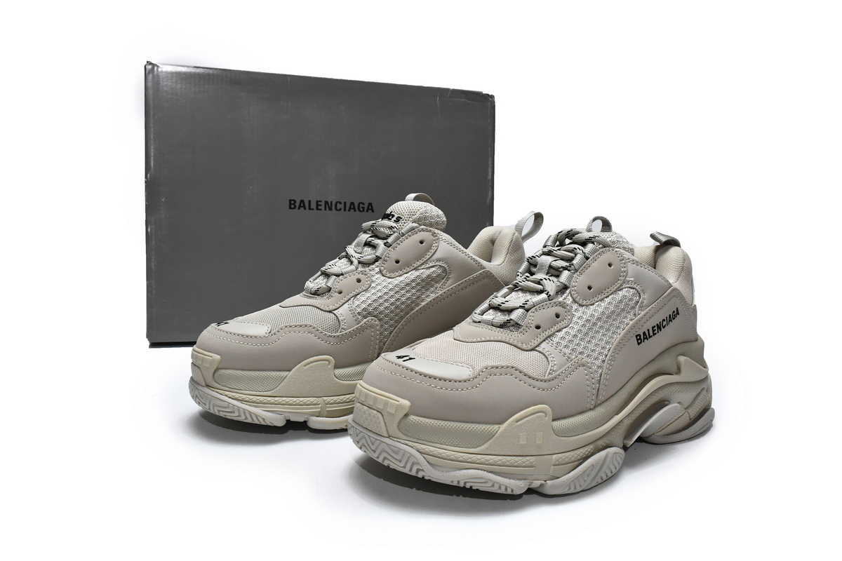 Balenciaga Triple S Rice Ash 534737 W2FW1 9700 - Exclusive Stylish Sneakers Balenciaga Triple S Rice Ash 534737 W2FW1 9700 - Exclusive Stylish Sneakers