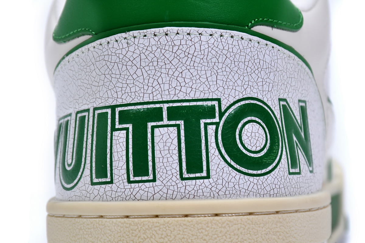 Louis Vuitton Trainer White Green 1A98UX - Premium Designer Footwear Louis Vuitton Trainer White Green 1A98UX - Premium Designer Footwear
