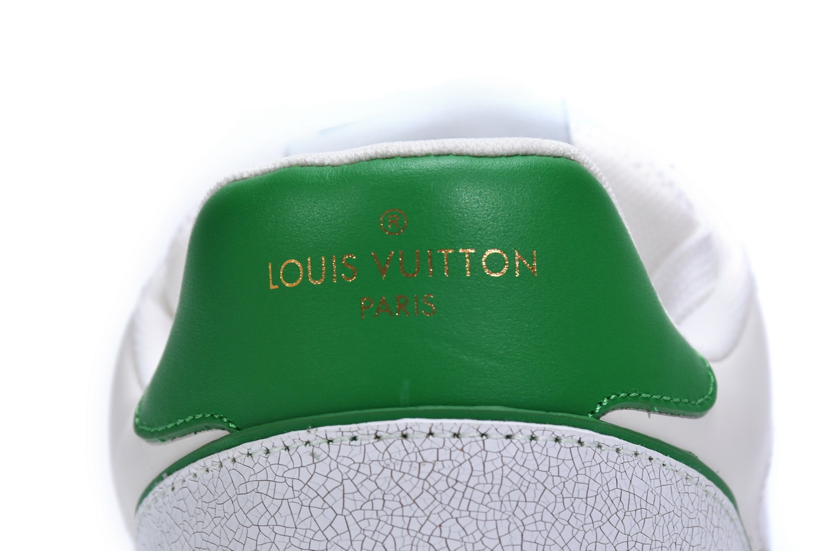 Louis Vuitton Trainer White Green 1A98UX - Premium Designer Footwear Louis Vuitton Trainer White Green 1A98UX - Premium Designer Footwear