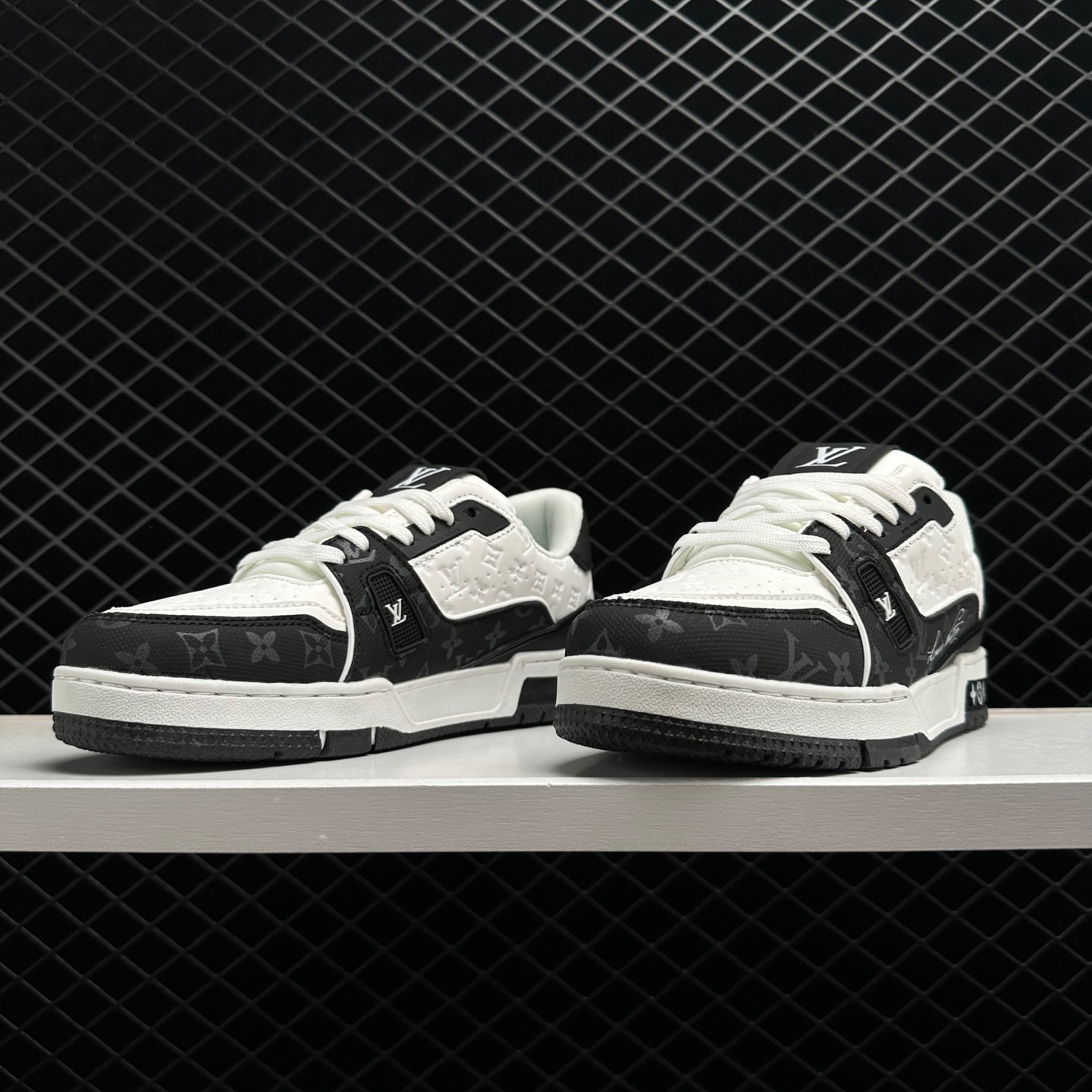 Louis Vuitton LV Trainer #54 Black White 1AANEG - Iconic Luxury Sneakers Louis Vuitton LV Trainer #54 Black White 1AANEG - Iconic Luxury Sneakers