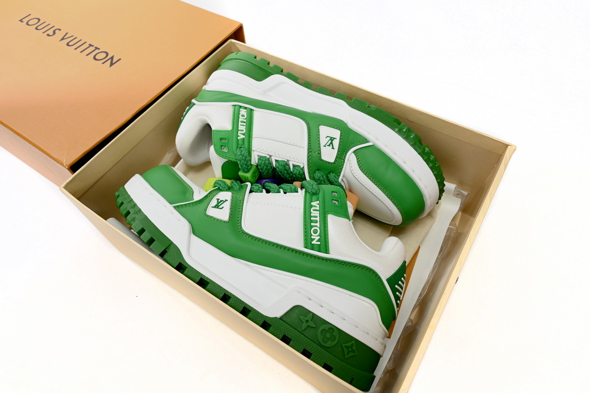 Louis Vuitton Trainer Maxi Green 1AB8SD - Premium Designer Footwear for Fashion-Forward Individuals Louis Vuitton Trainer Maxi Green 1AB8SD - Premium Designer Footwear for Fashion-Forward Individuals