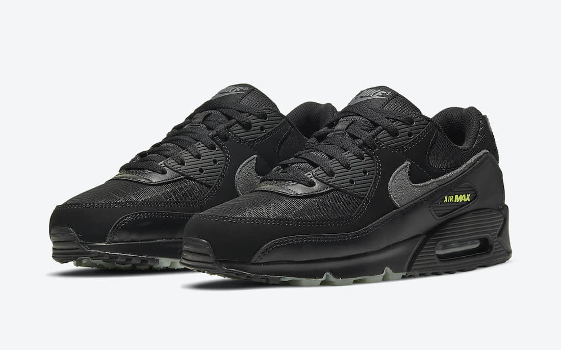 Nike Air Max 90 'Halloween Black' DC3892-001 - Limited Edition Sneakers for Spooky Style Nike Air Max 90 'Halloween Black' DC3892-001 - Limited Edition Sneakers for Spooky Style