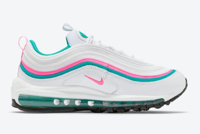 Nike Air Max 97 'South Beach' White/Hyper Pink-Turbo Green DC5223-100: Limited Edition Sneakers for Unbeatable Style Nike Air Max 97 'South Beach' White/Hyper Pink-Turbo Green DC5223-100: Limited Edition Sneakers for Unbeatable Style