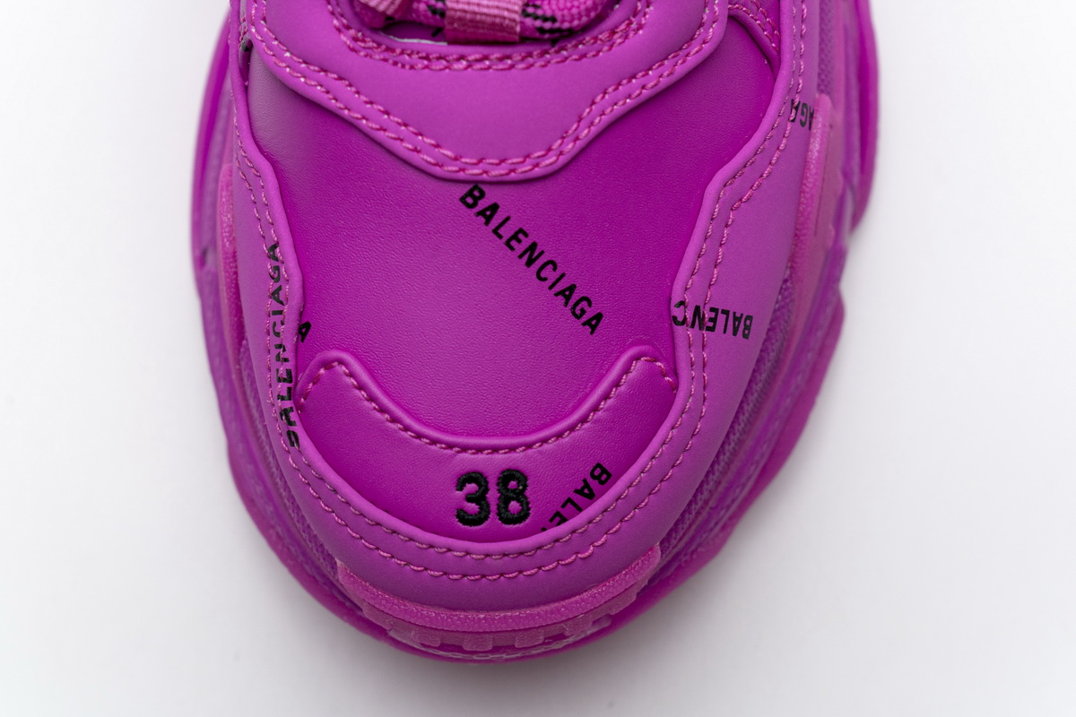 Balenciaga Men's Triple S Clunky Red Shoes - 524039 W2FA1 7634 Balenciaga Men's Triple S Clunky Red Shoes - 524039 W2FA1 7634