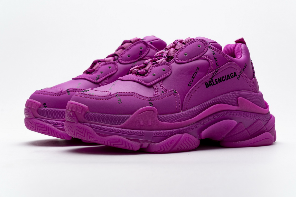 Balenciaga Men's Triple S Clunky Red Shoes - 524039 W2FA1 7634 Balenciaga Men's Triple S Clunky Red Shoes - 524039 W2FA1 7634