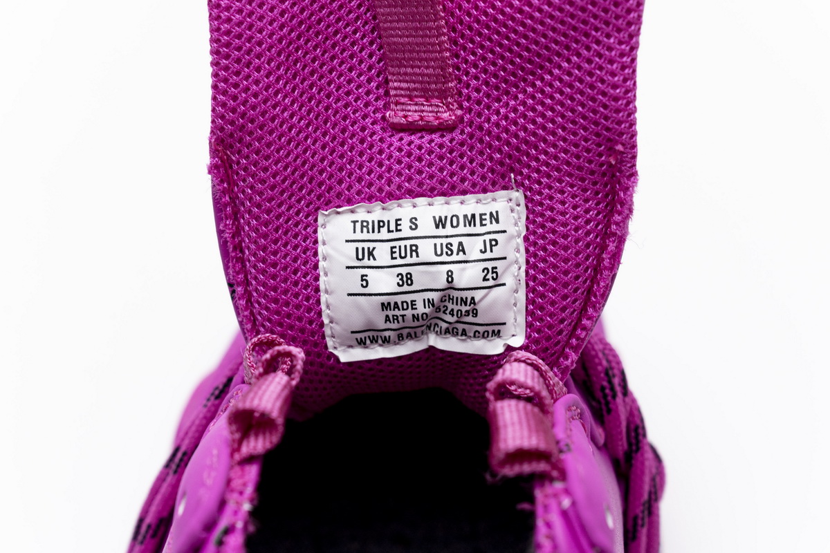 Balenciaga Men's Triple S Clunky Red Shoes - 524039 W2FA1 7634 Balenciaga Men's Triple S Clunky Red Shoes - 524039 W2FA1 7634