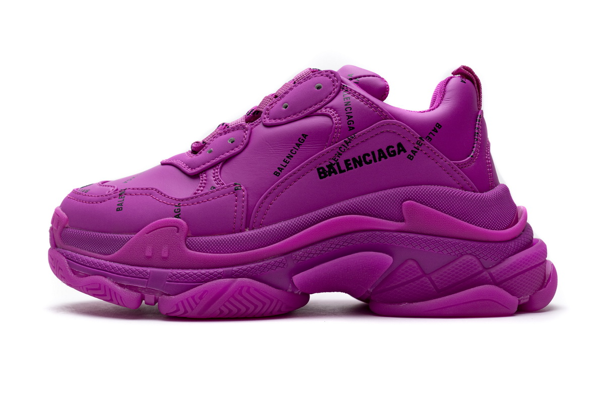 Balenciaga Men's Triple S Clunky Red Shoes - 524039 W2FA1 7634 Balenciaga Men's Triple S Clunky Red Shoes - 524039 W2FA1 7634