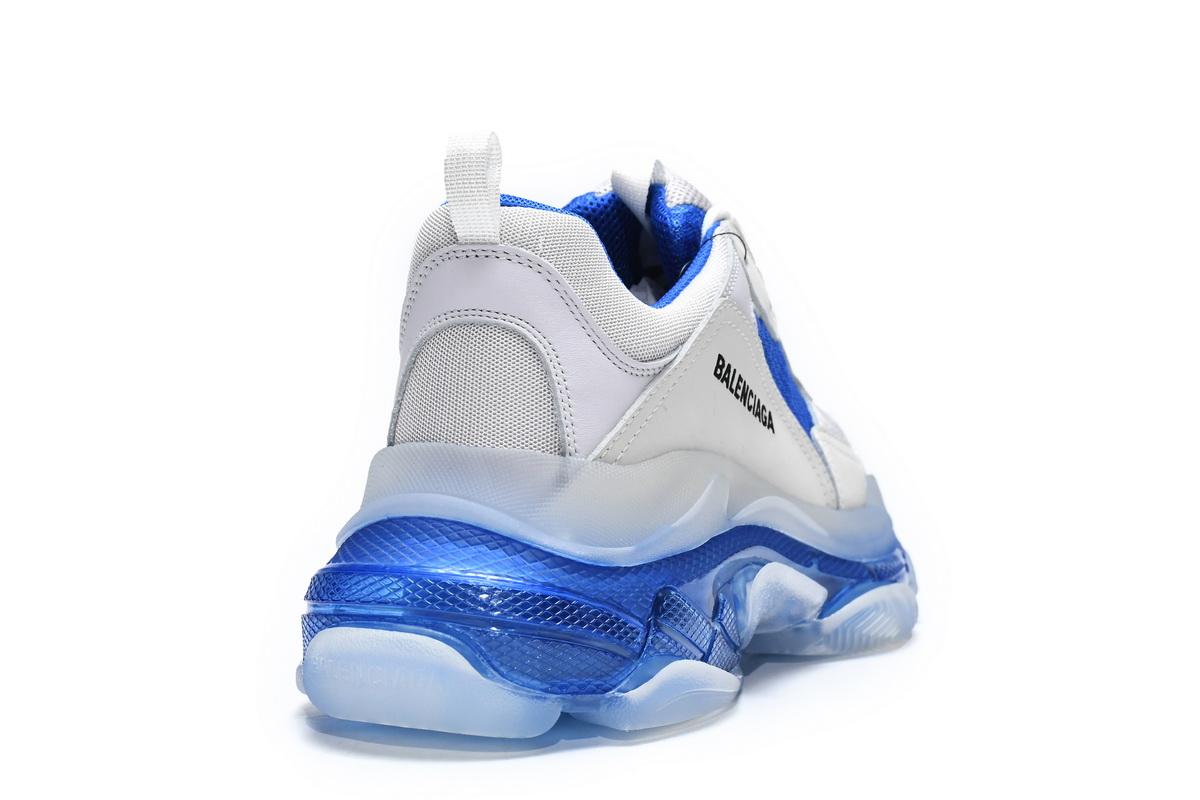 Balenciaga Triple S Sneaker 'White Blue' 541624 W090N 9169 - Stylish and Modern Footwear Balenciaga Triple S Sneaker 'White Blue' 541624 W090N 9169 - Stylish and Modern Footwear