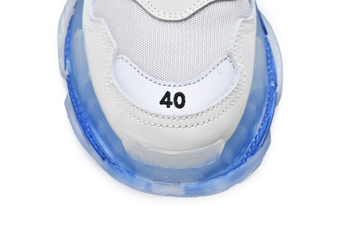 Balenciaga Triple S Sneaker 'White Blue' 541624 W090N 9169 - Stylish and Modern Footwear Balenciaga Triple S Sneaker 'White Blue' 541624 W090N 9169 - Stylish and Modern Footwear