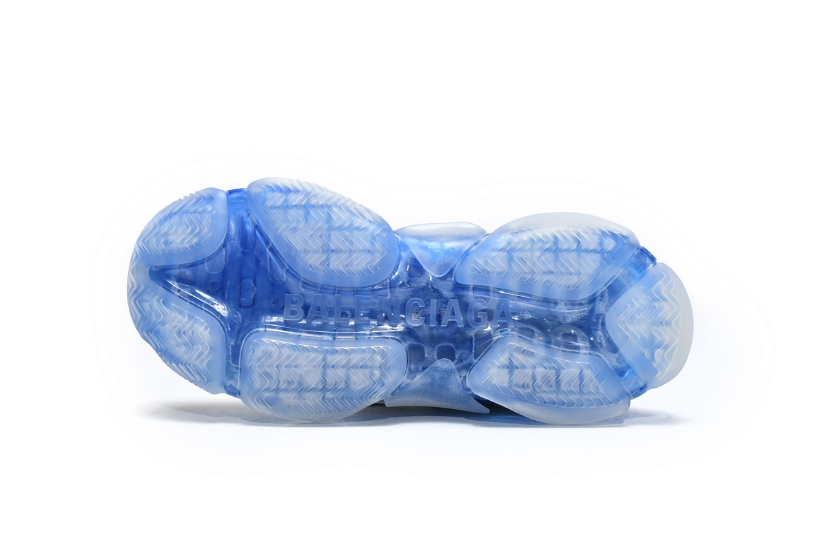 Balenciaga Triple S Sneaker 'White Blue' 541624 W090N 9169 - Stylish and Modern Footwear Balenciaga Triple S Sneaker 'White Blue' 541624 W090N 9169 - Stylish and Modern Footwear