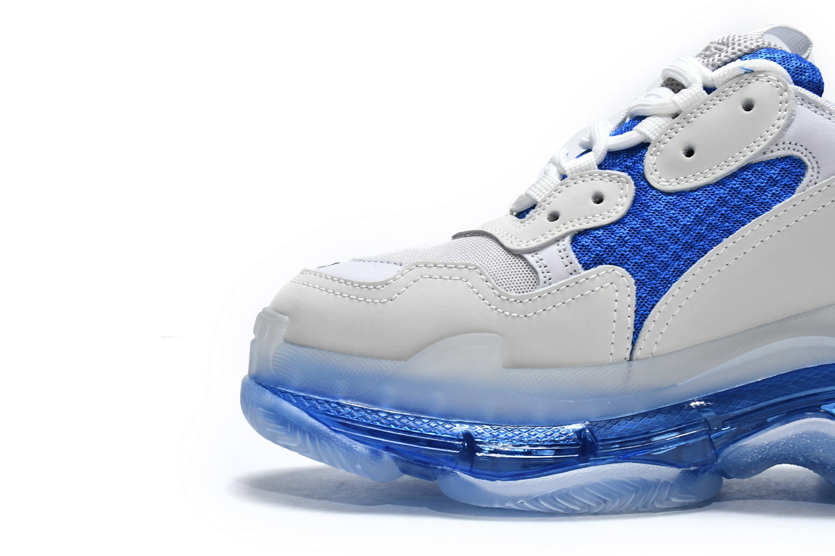 Balenciaga Triple S Sneaker 'White Blue' 541624 W090N 9169 - Stylish and Modern Footwear Balenciaga Triple S Sneaker 'White Blue' 541624 W090N 9169 - Stylish and Modern Footwear