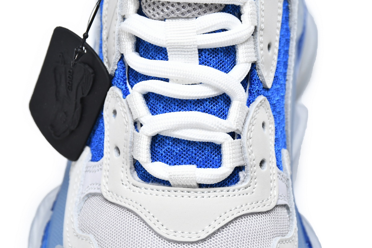 Balenciaga Triple S Sneaker 'White Blue' 541624 W090N 9169 - Stylish and Modern Footwear Balenciaga Triple S Sneaker 'White Blue' 541624 W090N 9169 - Stylish and Modern Footwear