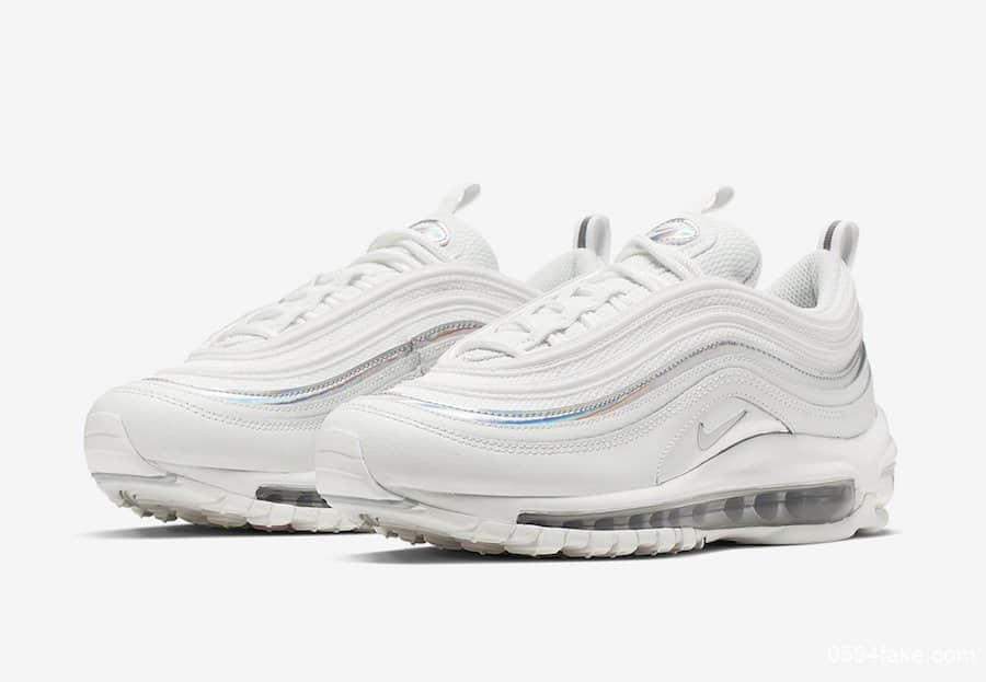 Nike Air Max 97 'White Iridescent' CJ9706-100 - Stylish and Reflective Sneakers