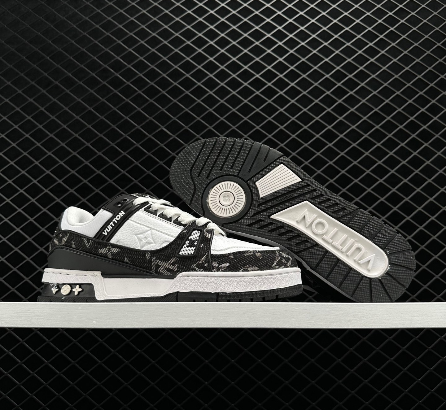 Louis Vuitton Trainer 'Denim Noir' 1A9JG6 - Premium Stylish Footwear Louis Vuitton Trainer 'Denim Noir' 1A9JG6 - Premium Stylish Footwear