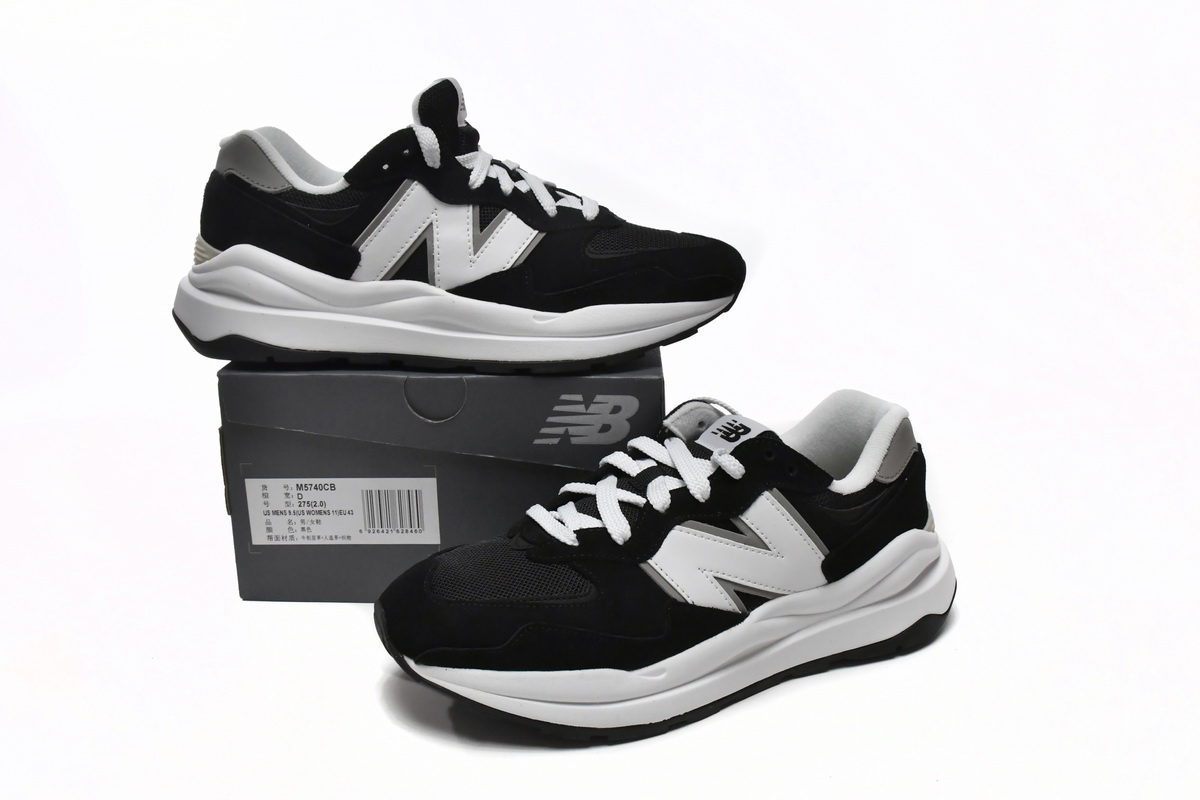 New Balance 57/40 'Black White' M5740CB - Stylish and Versatile Sneakers New Balance 57/40 'Black White' M5740CB - Stylish and Versatile Sneakers