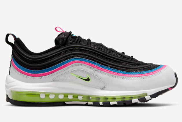 Nike Air Max 97 Black/White-Pink-Blue DZ4392-001 - Stylish and Comfortable Sneakers Nike Air Max 97 Black/White-Pink-Blue DZ4392-001 - Stylish and Comfortable Sneakers