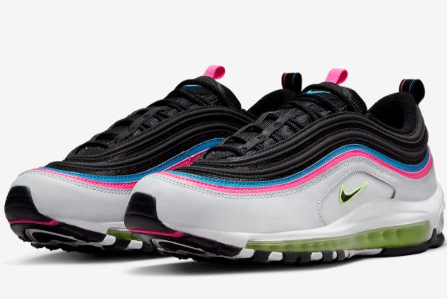 Nike Air Max 97 Black/White-Pink-Blue DZ4392-001 - Stylish and Comfortable Sneakers Nike Air Max 97 Black/White-Pink-Blue DZ4392-001 - Stylish and Comfortable Sneakers