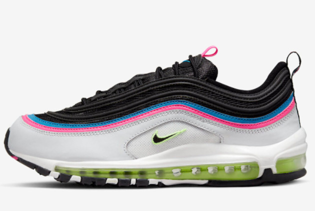 Nike Air Max 97 Black/White-Pink-Blue DZ4392-001 - Stylish and Comfortable Sneakers Nike Air Max 97 Black/White-Pink-Blue DZ4392-001 - Stylish and Comfortable Sneakers