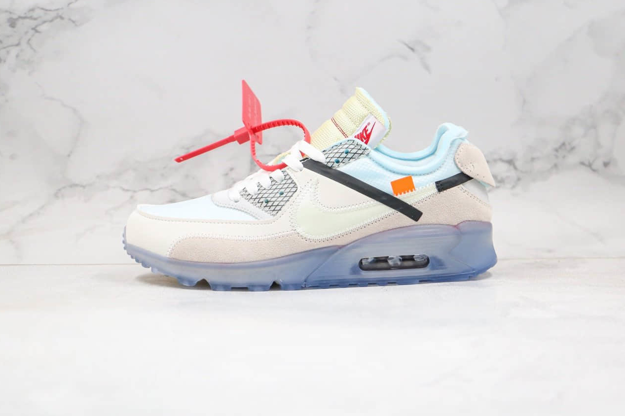 Nike OFF-WHITE x Nike Air Max 90 'The Ten' AA7293-100 - Limited Edition Collaboration Sneakers Nike OFF-WHITE x Nike Air Max 90 'The Ten' AA7293-100 - Limited Edition Collaboration Sneakers