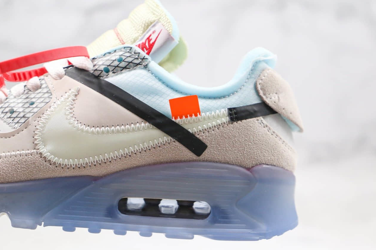 Nike OFF-WHITE x Nike Air Max 90 'The Ten' AA7293-100 - Limited Edition Collaboration Sneakers Nike OFF-WHITE x Nike Air Max 90 'The Ten' AA7293-100 - Limited Edition Collaboration Sneakers