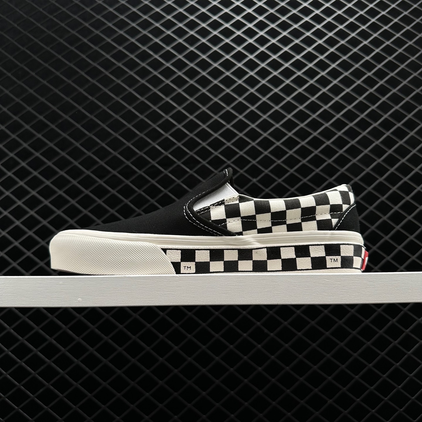 Vans Slip-On Sidewall Check - Black: Trendy Classic | Free Shipping Vans Slip-On Sidewall Check - Black: Trendy Classic | Free Shipping