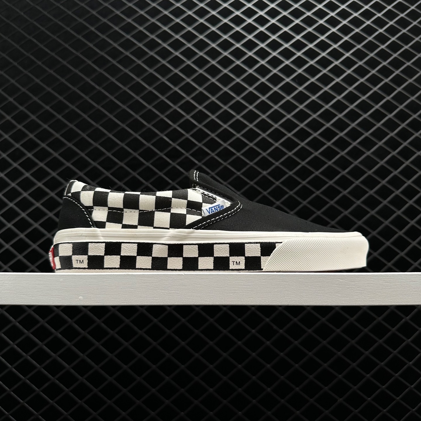 Vans Slip-On Sidewall Check - Black: Trendy Classic | Free Shipping Vans Slip-On Sidewall Check - Black: Trendy Classic | Free Shipping